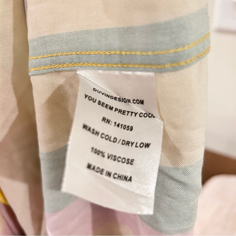 Duvin Striped Button Down Shirt - image 4